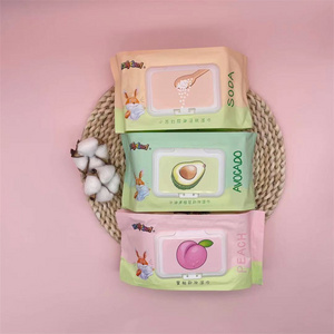 Custom makeup wipes newest style facial makeup wipes natural fabric make up remover wet wipes for woman