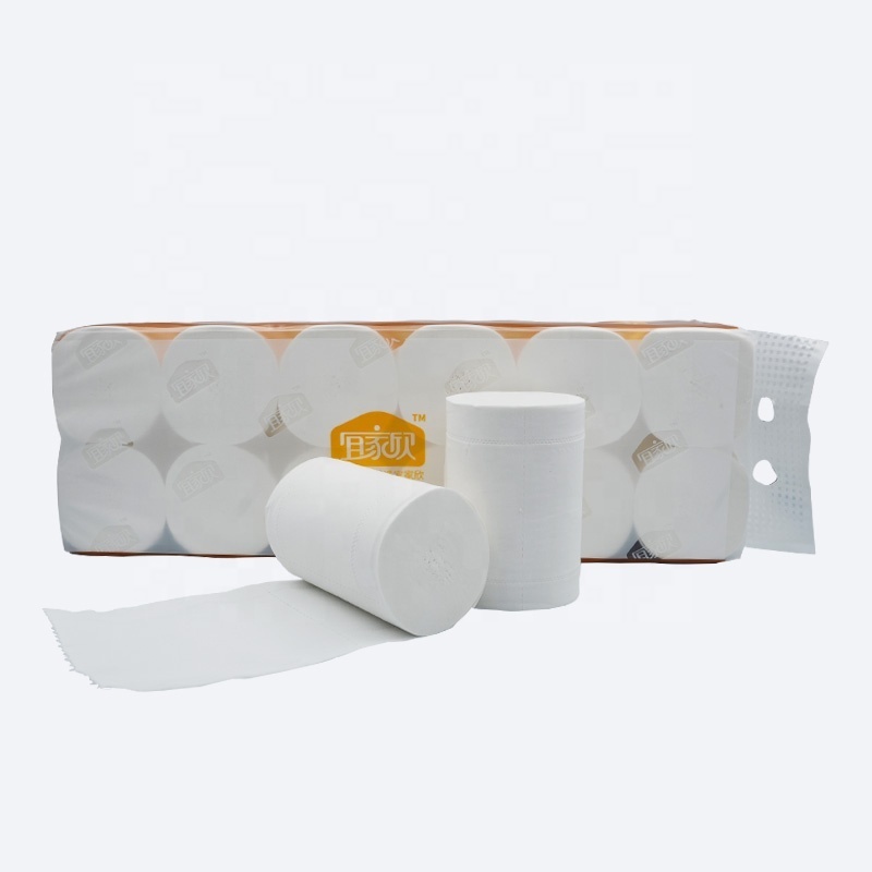 2/3/4/5 Ply Super Soft Wood Pulp Wholesale Toilet Tissue Hot Selling Toilet Paper Rolls Custom Logo OEM Bathroom Tissue