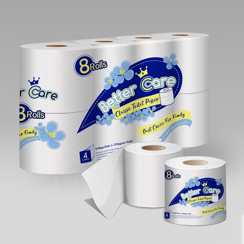 Private Label Wholesale Ultra Soft 3 Ply Toilet Tissue Wholesale Bathroom Toilet Paper