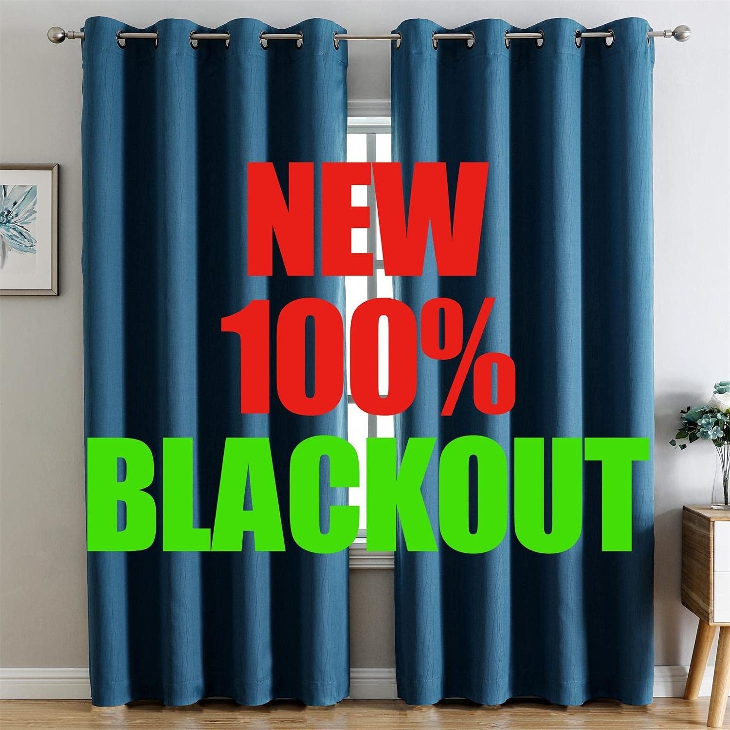 Bindi Factory Design Meteor Shape Window Drapes 100% Blackout Fabric Curtain For Bedroom