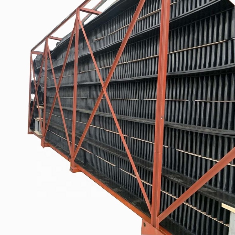 Potash and Salt Mining Duty Corrugated Sidewall Belt Conveyor for Conveyed Materials Protection