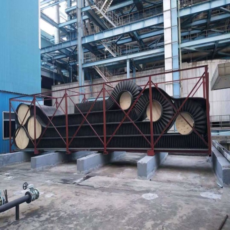 Potash and Salt Mining Duty Corrugated Sidewall Belt Conveyor for Conveyed Materials Protection