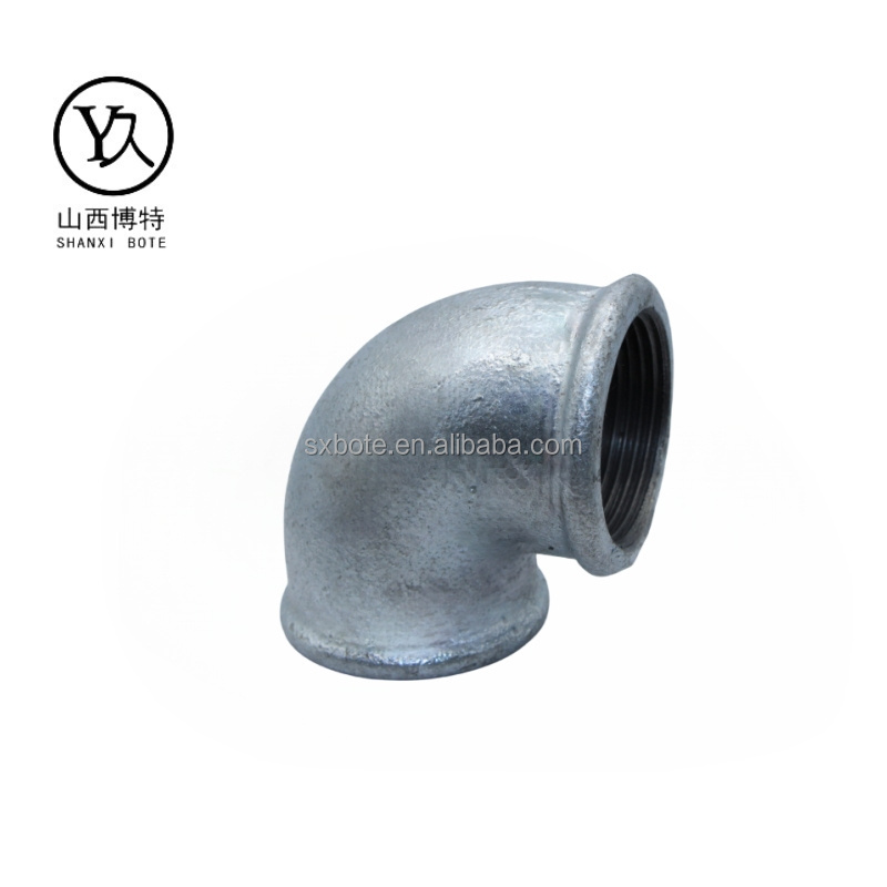 Top quality and good price Gi elbow fitting thread clamp fitting  factory for water, oil, gas projects