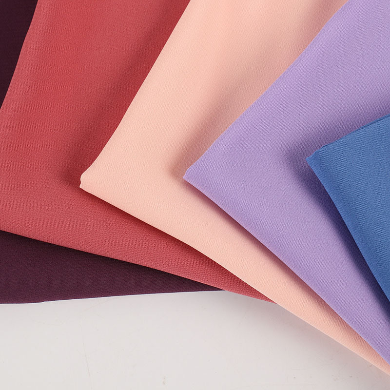 100% Polyester 100D Plain Chiffon Woven Fabric For Lining