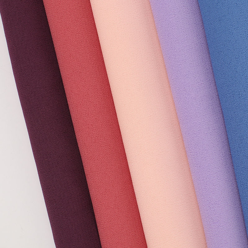 100% Polyester 100D Plain Chiffon Woven Fabric For Lining