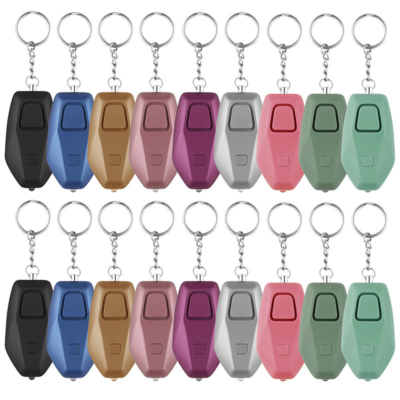 Wholesales Personal Alarm Sound Safety Siren for Women Safe Sound Alarm Emergency Self-Defense Security Alarm Keychain