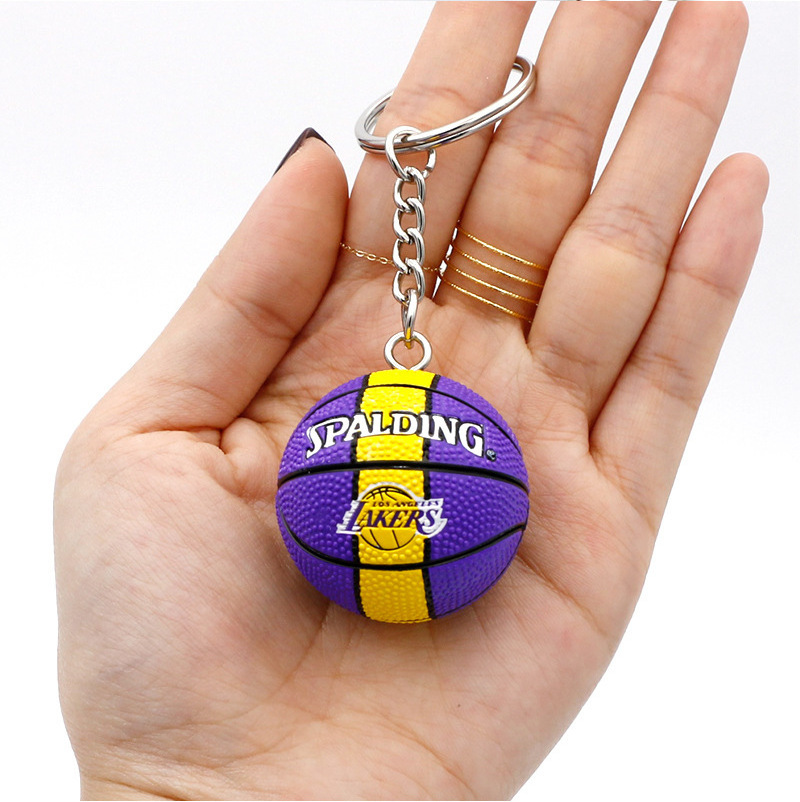 Owen Durant James Kobe Curry letter brother basketball keychain pendant ornaments nba tide brand accessories basketball keychain