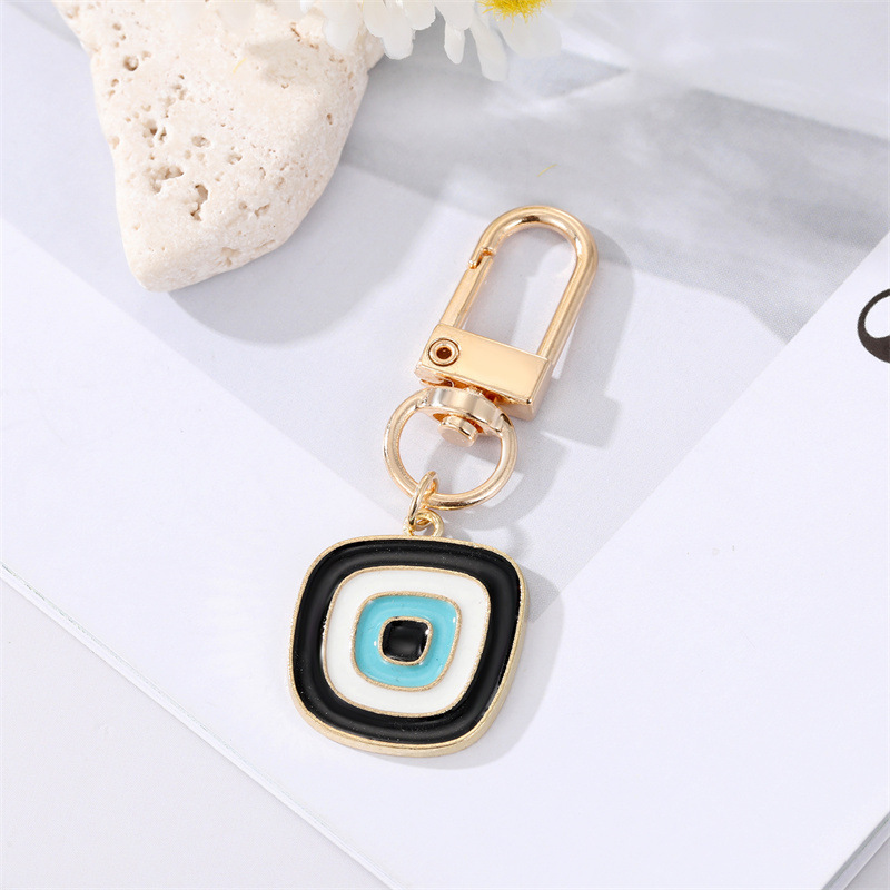 Hot Selling Turkey Irregular Heart Evil Eye Key chains Keyring Friends Couples Blue Eye Bag Car Phone Charms Accessories Jewelry