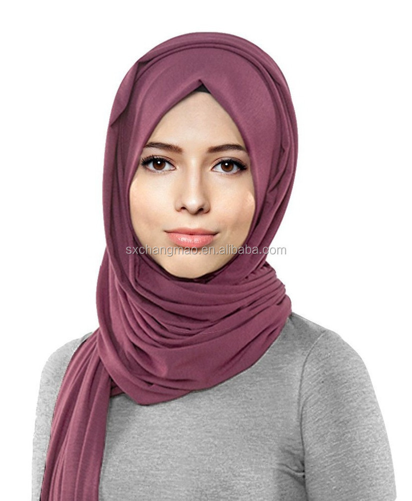 Womens Lightweight Jersey Hijab Scarf