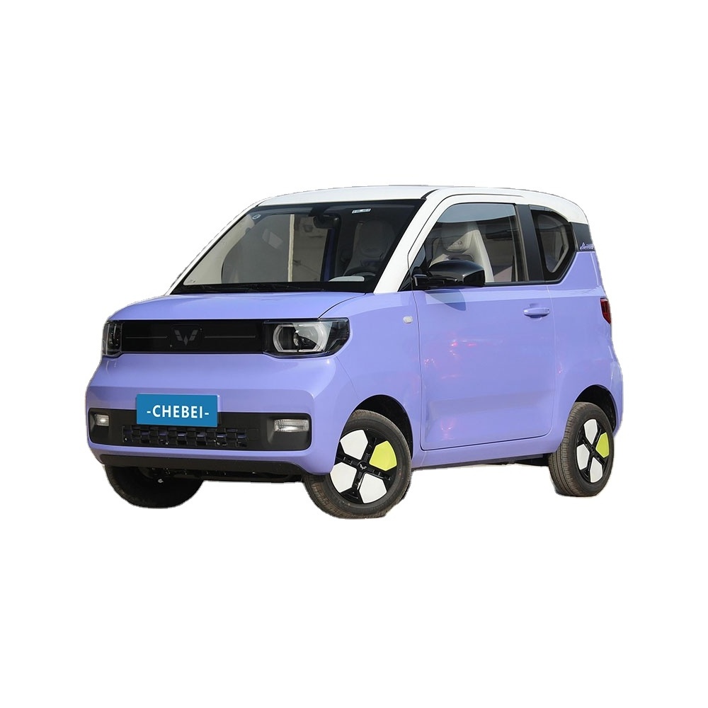 Wuling Hongguang MINI EV Electric Cars Max Speed 100km/h Slow Charge 6.5h Electric Mobility Adult Mini City Car