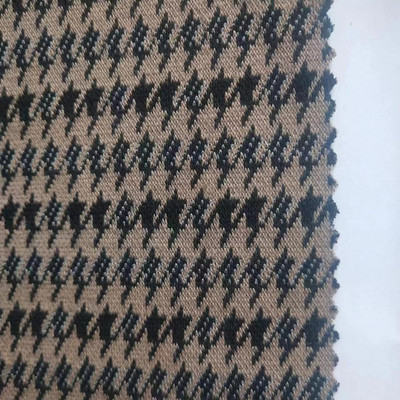 Good quality most confortable yarn dyed polyester rayon fabric knit jacquard for suit