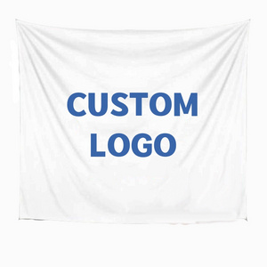 Custom Logo Printed Wall Hanging Tapestry For Home Decor