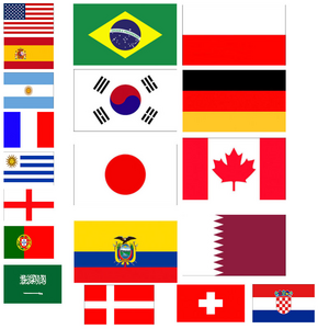 Flagnshow Custom Sport Flags 3x5FT Polyester Football Wholesale All Countries