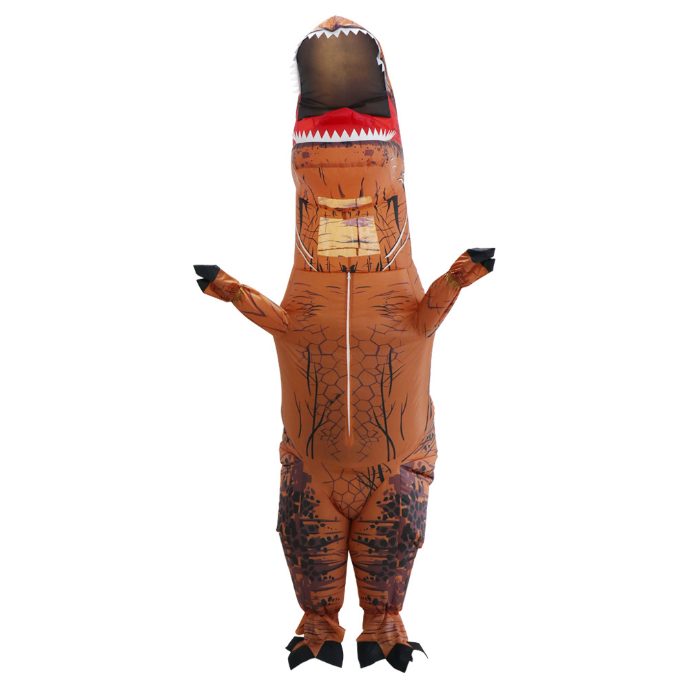 Popular Hot Selling Halloween cosplay Crazy Jurassic Tyrannosaurus rex Dinosaur disfraz de dinosaurio Costume Inflatable suit