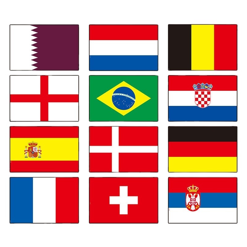 Flagnshow Custom Sport Flags 3x5FT Polyester Football Wholesale All Countries