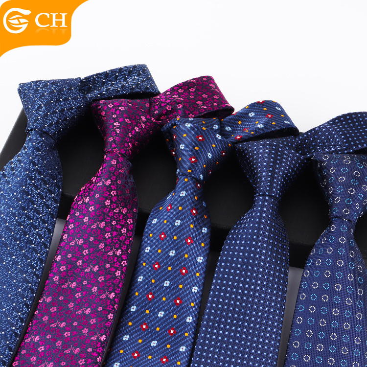 Wholesale Fashion Design Fabric Corbatas Floral Dot Diamond Paisley Fancy Neckties Custom Men's Personalized Polyester Ties