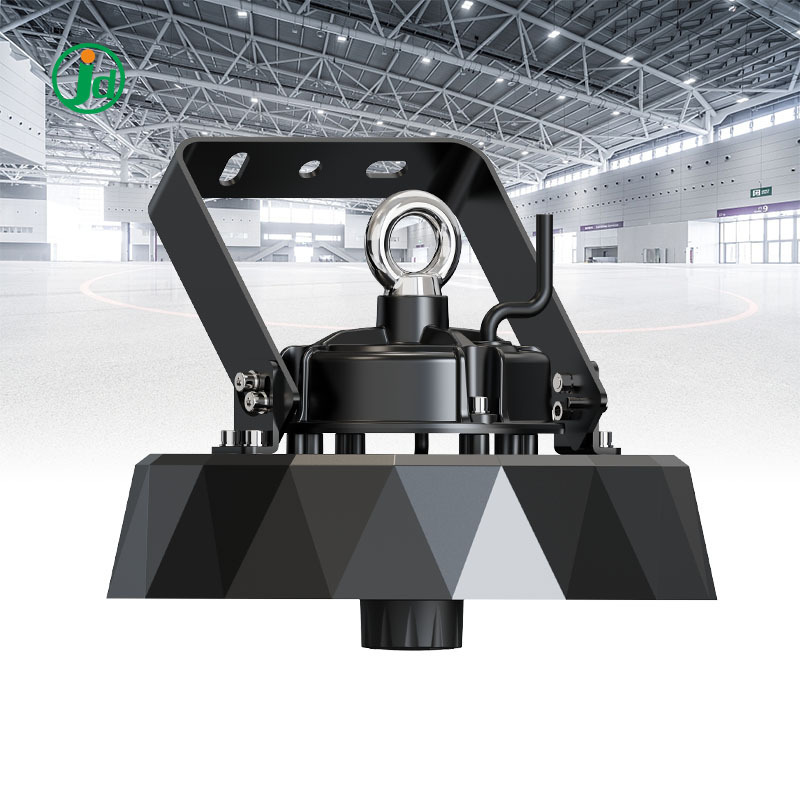 Warehouse Factory Gymnasium Workshop Indoor Industrial Fixtures UFO Lighting Sensor Dimmable 100W 150W  200W LED High Bay Light