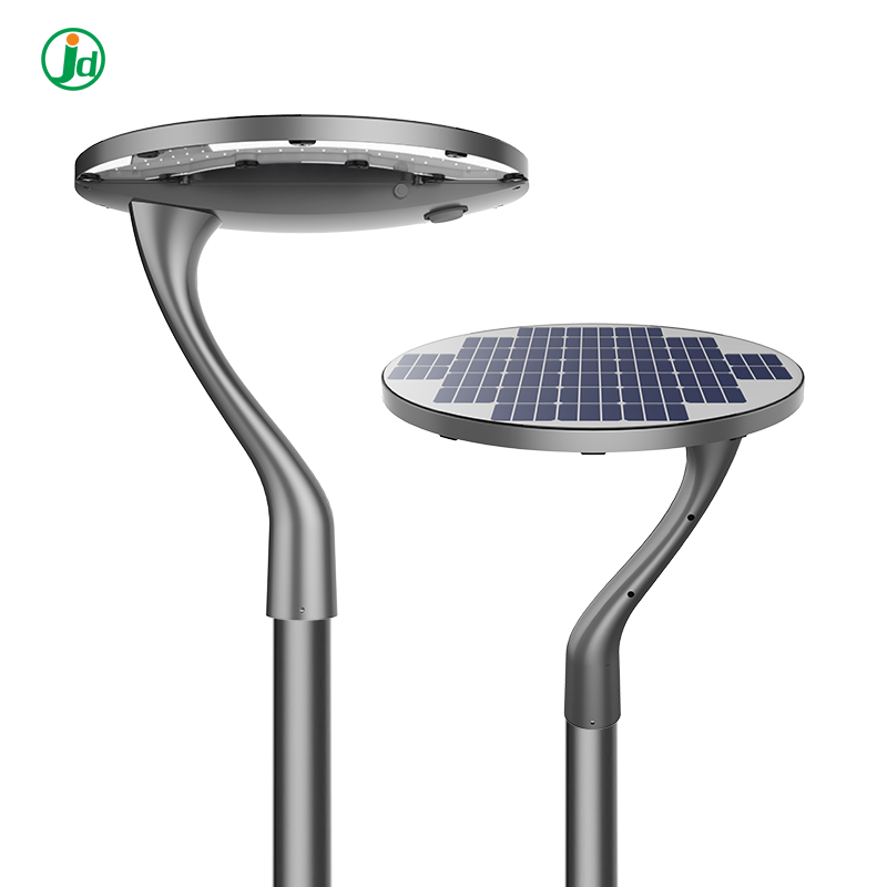 Outdoor Waterproof Aluminum Housing Road Street Pathway Parklot Yard Ip66 UFO 10W 15W 20W Solar Led Garden Light