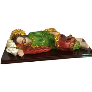 Resin sleeping Joseph catholic religious statue