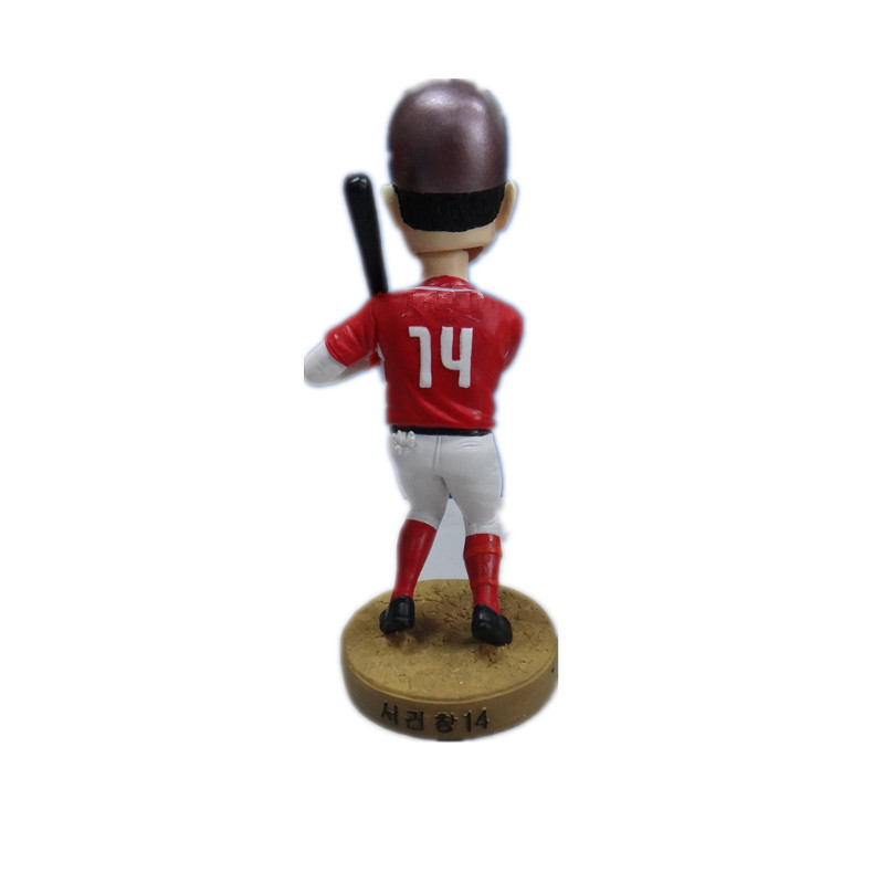 Resin baseball player statue bobblehead bobble head wobble head