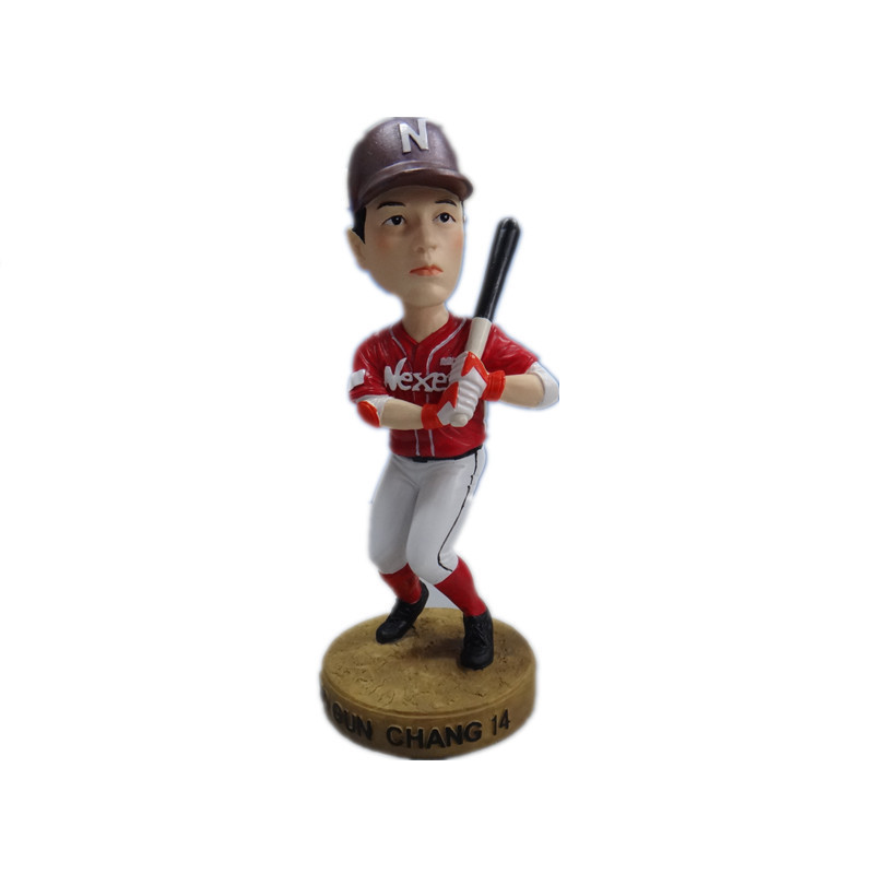 Resin baseball player statue bobblehead bobble head wobble head