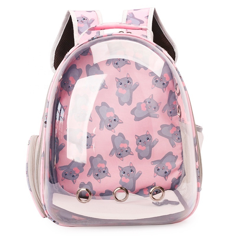 2023 New Pet Cat Carrier Transparent Space Capsule Pet Backpack