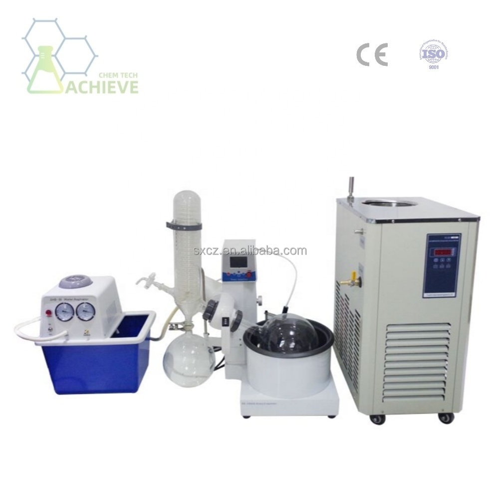 2L 5L 10L 50 Liter Rotary Evaporator with Chiller and Vacuum Pump Rotovap