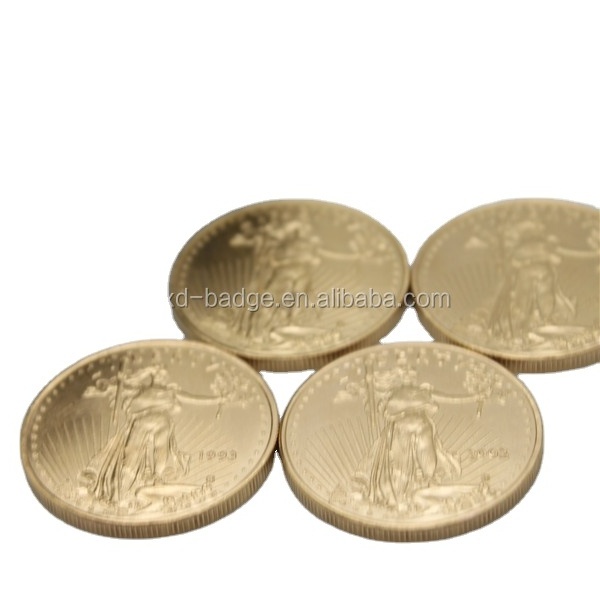 Hot-selling American 1oz tungsten-gold-coins quality with thick layer gold fake 33.93g tungsten gold coins