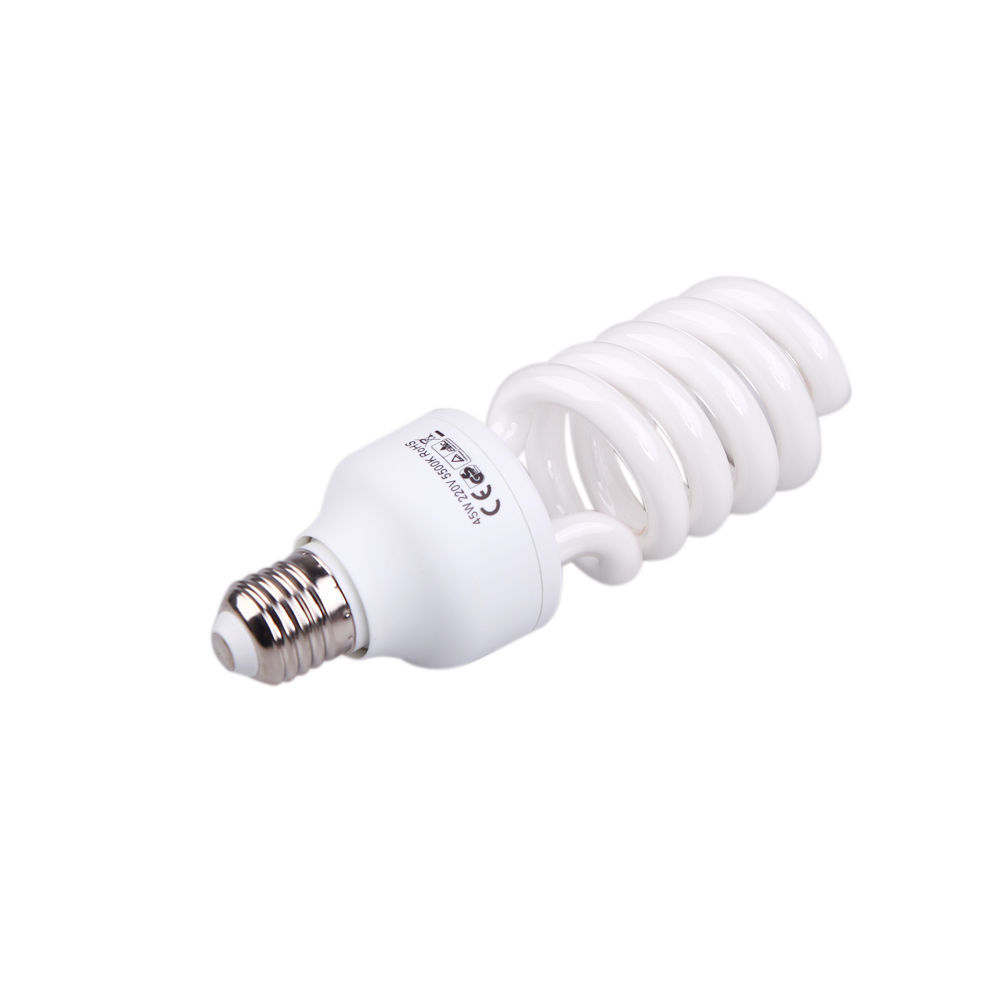 Compact Fluorescent Lamp Manufacturer 5500K Photography Light E27 Wholesale Price Bulb Led Grow Light OEM 60 80 E2 Spiral PBT