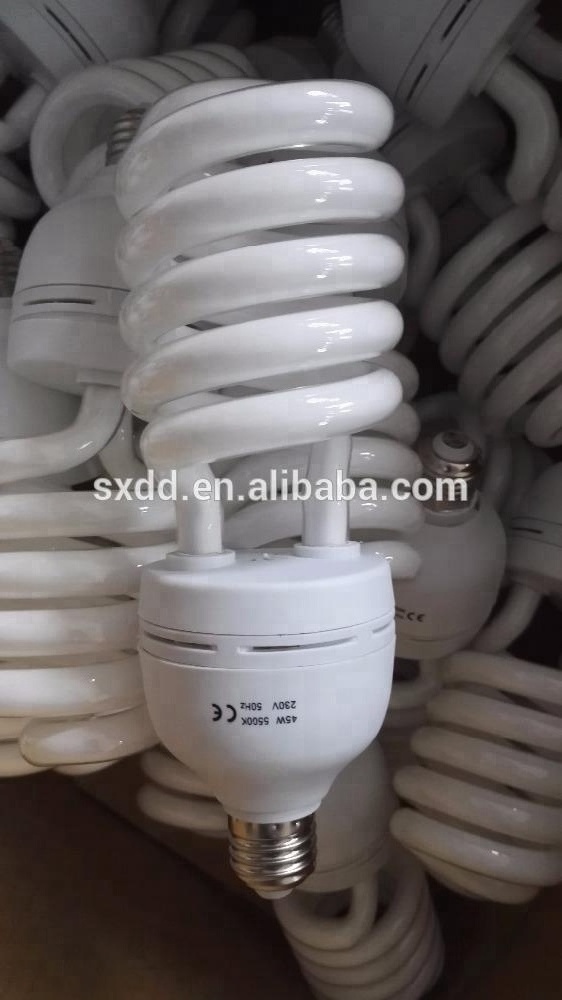 Compact Fluorescent Lamp Manufacturer 5500K Photography Light E27 Wholesale Price Bulb Led Grow Light OEM 60 80 E2 Spiral PBT