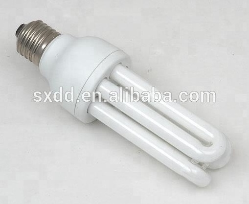 compact  Fluorescent lamp wholesale price T4 3U energy saving lamp E27 B22 6500K 2700K 15W 18W 20W 25W 30W 12mm  AC110V AC220V