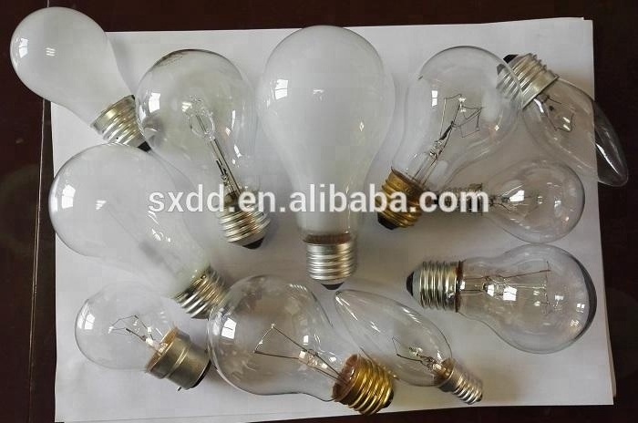 Carbon Incandescent Bulb Clear Forest Light Bulb Factory Tungsten E10 E12 E14 E27 B22 Aluminum Base Iron Base China Small Box 15