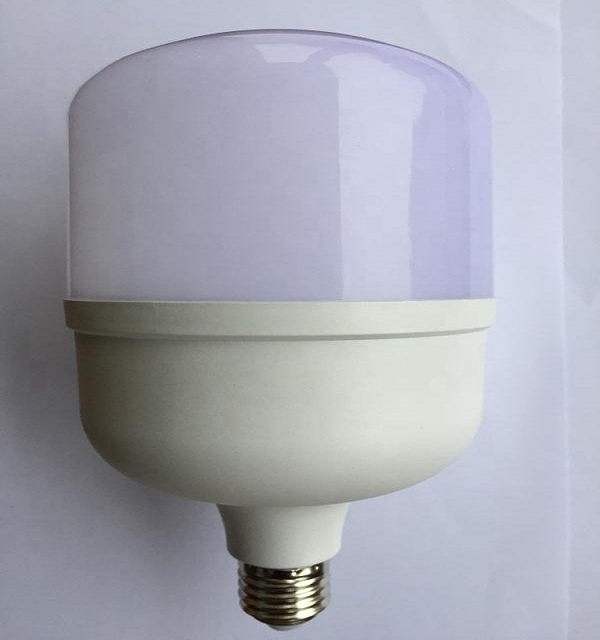 LED T Bulb Plastic/aluminum Materials IC Driver AC150-260V. 20W 30W 40W 50W 60W 6500k 3000k E27 B22 25000HRS. OEM 80 Warehouse