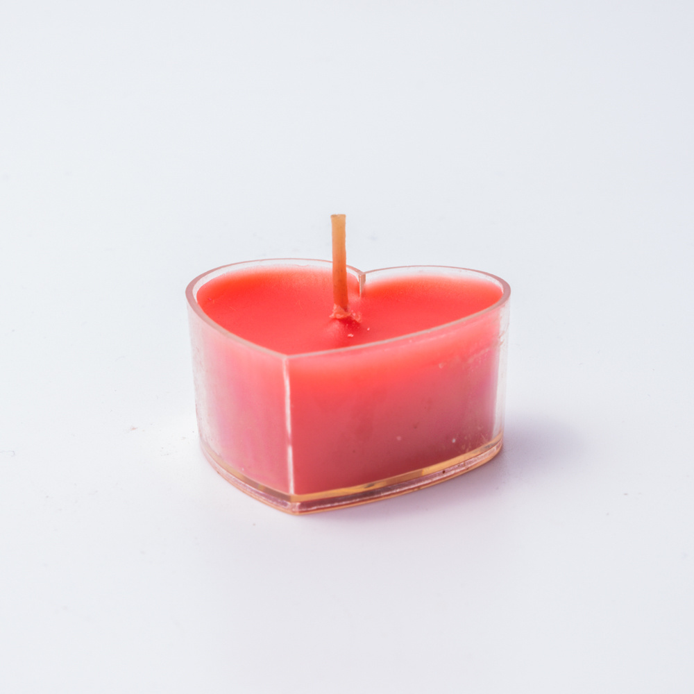 Wholesale Valentine's Day Wedding Cheap Heart Shape Scented Mini Candle  Tealight