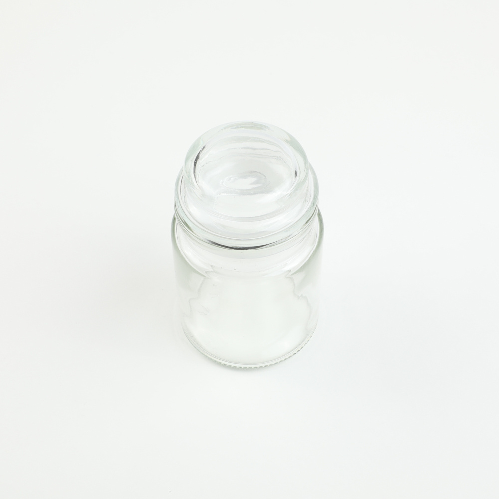 Private Label Yankee Style  Empty  Big Size Candle Glass Jars with Glass  lid for Candle Holding