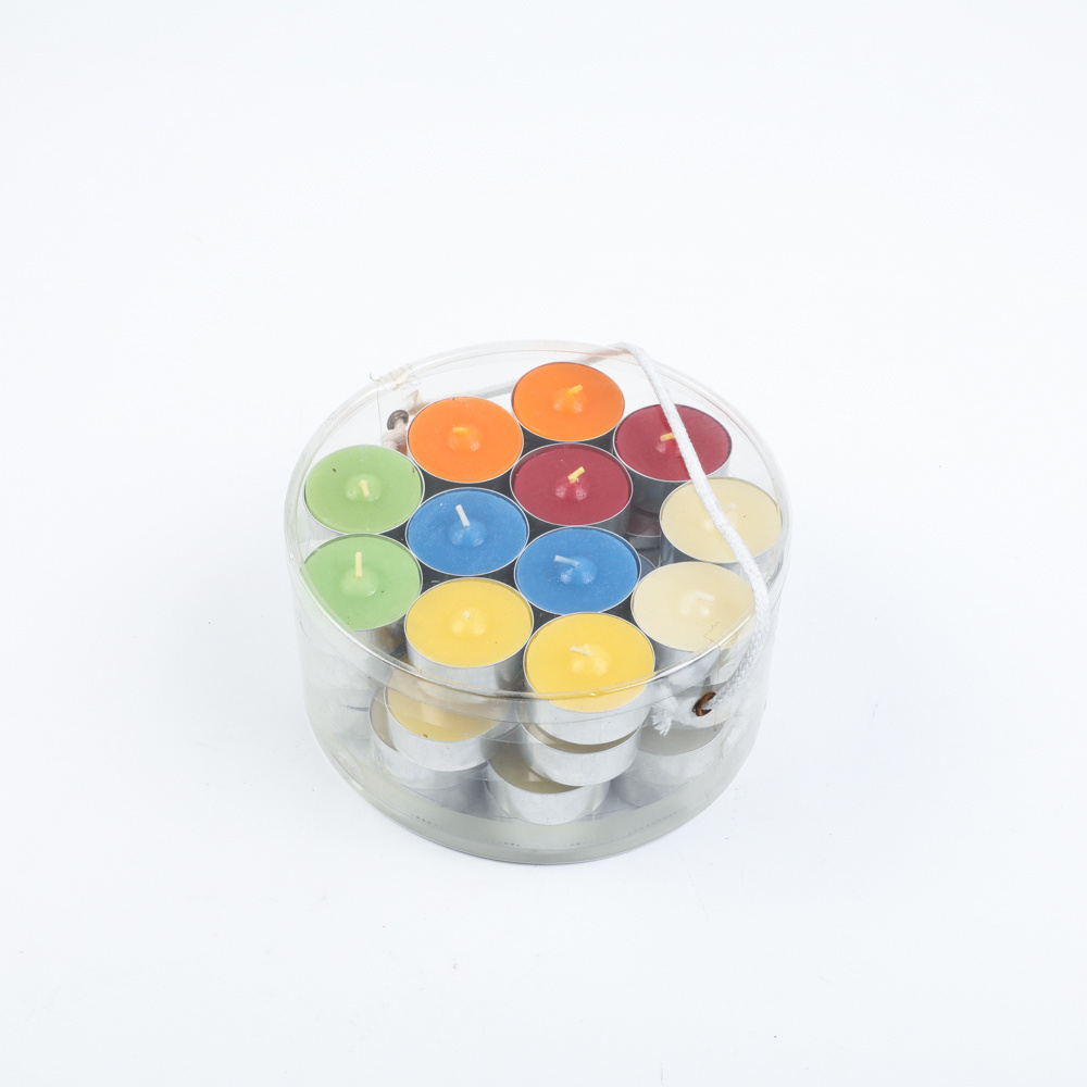 Wholesale Custom Colorful Scented Tealight in Bulk Set Handmade  Mini Tealight Candle