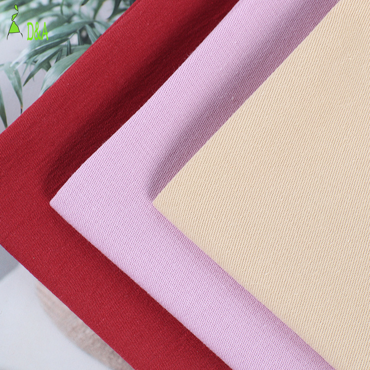 Dyed Thick Twill Washed Woven Fabric Factory Direct Wholesale Plain 100% Cotton Cotton Fabric for Bedsheets Quality Assurance