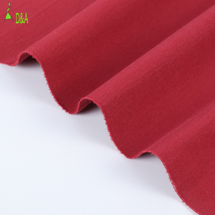 Dyed Thick Twill Washed Woven Fabric Factory Direct Wholesale Plain 100% Cotton Cotton Fabric for Bedsheets Quality Assurance