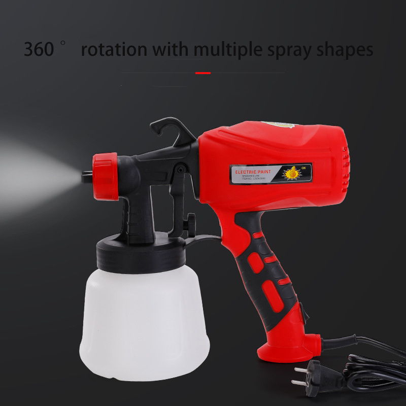 Portable electric spray gun High pressure spray gun Removable emulsion electric paint spray gun 400-550w