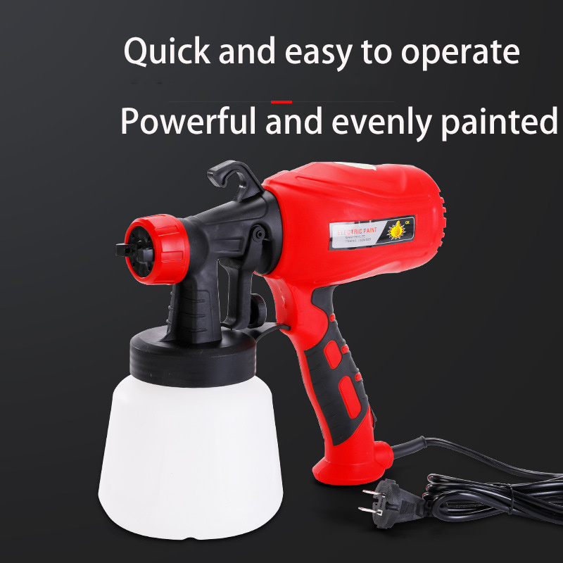 Portable electric spray gun High pressure spray gun Removable emulsion electric paint spray gun 400-550w