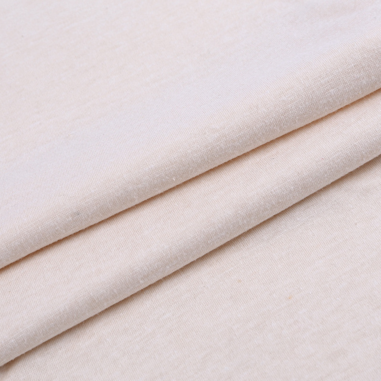 Keqiao esse 50% polyester 25% cotton 25% rayon jersey knit garment fabric