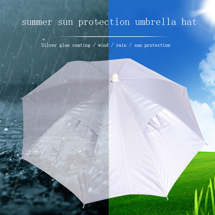 Fashionable folding sun hat/fishing umbrella hat summer sun protection umbrella hat