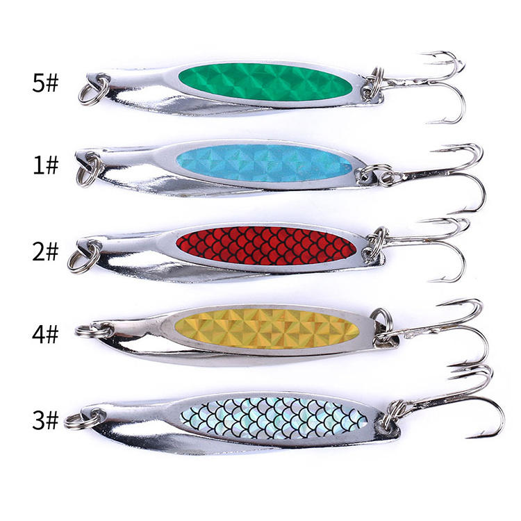 70mm 21g fishing spoon lures salt water spinner bait lure casting fishing lure