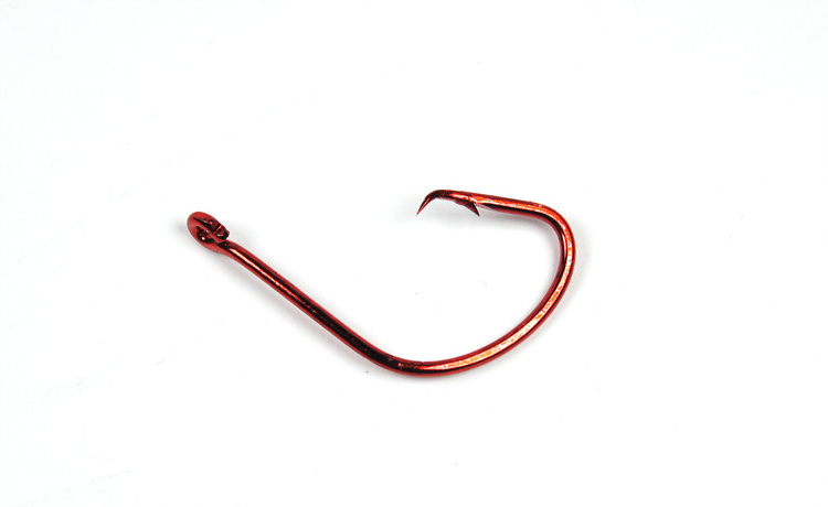 Fishing Hook 7381 Black Red Color Fishhooks Saltwater Sport Circle Fish Hooks Wholesale Price Fishing Tackle