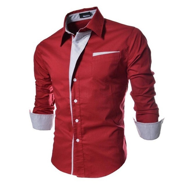 100% cotton men office shirt cotton dress shirt mens shirts for latest style