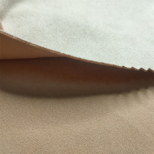 96% recycled polyester and 4% spandex knitted recycle Brushed Sueded scuba fabric