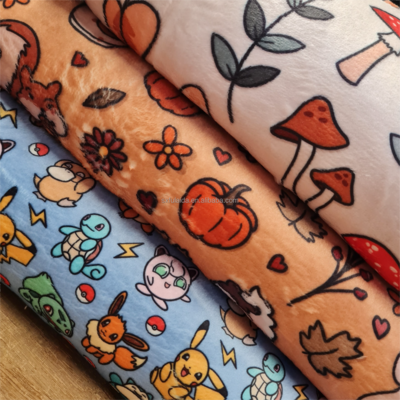 95% Bamboo 5% Spandex Wholesale Bamboo Organic Custom Printed Spandex French Lycra Fleece Fabric For Baby Cloth