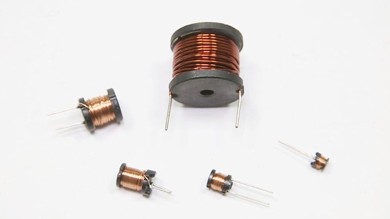 Customized magnetic coil Ferrite Drum Core Inductor Radial Leaded Power inductors