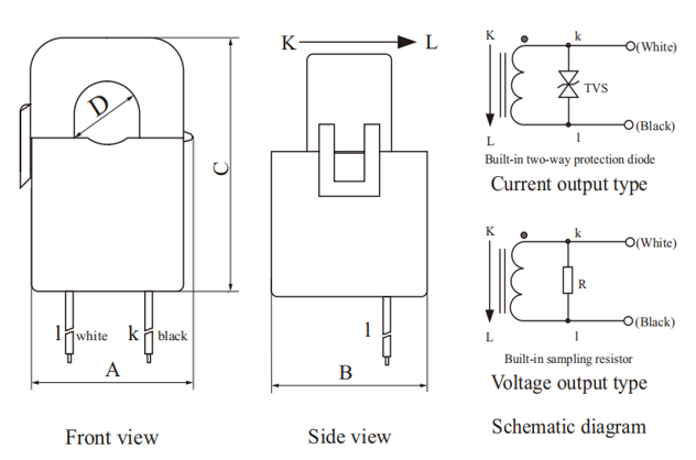 SCT series1A-3000A high accuracy transformer current split core ct current transformer