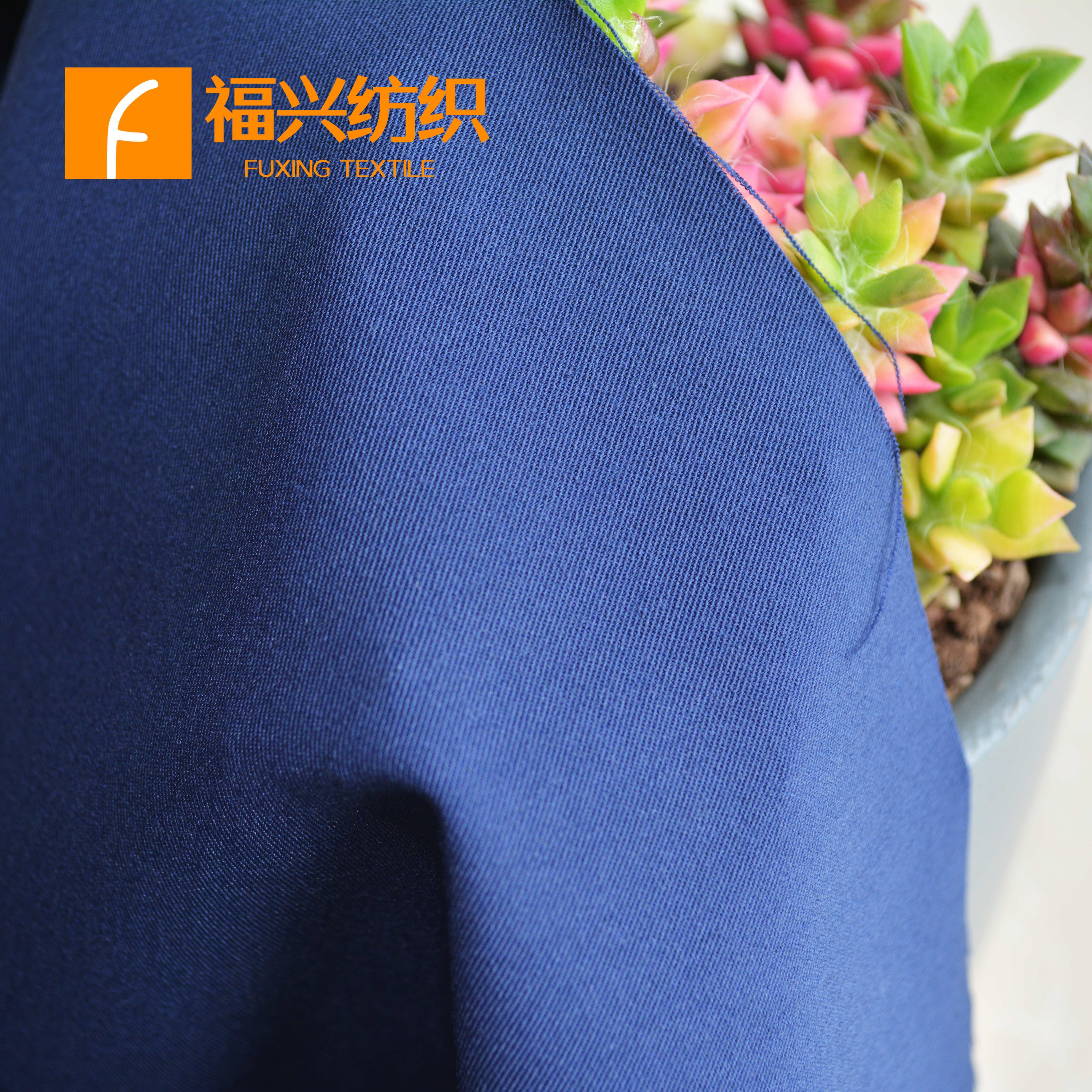 Anti-bacterial 72% polyester 21% rayon 7% spandex twill fabric for women medical scrubs uniforms